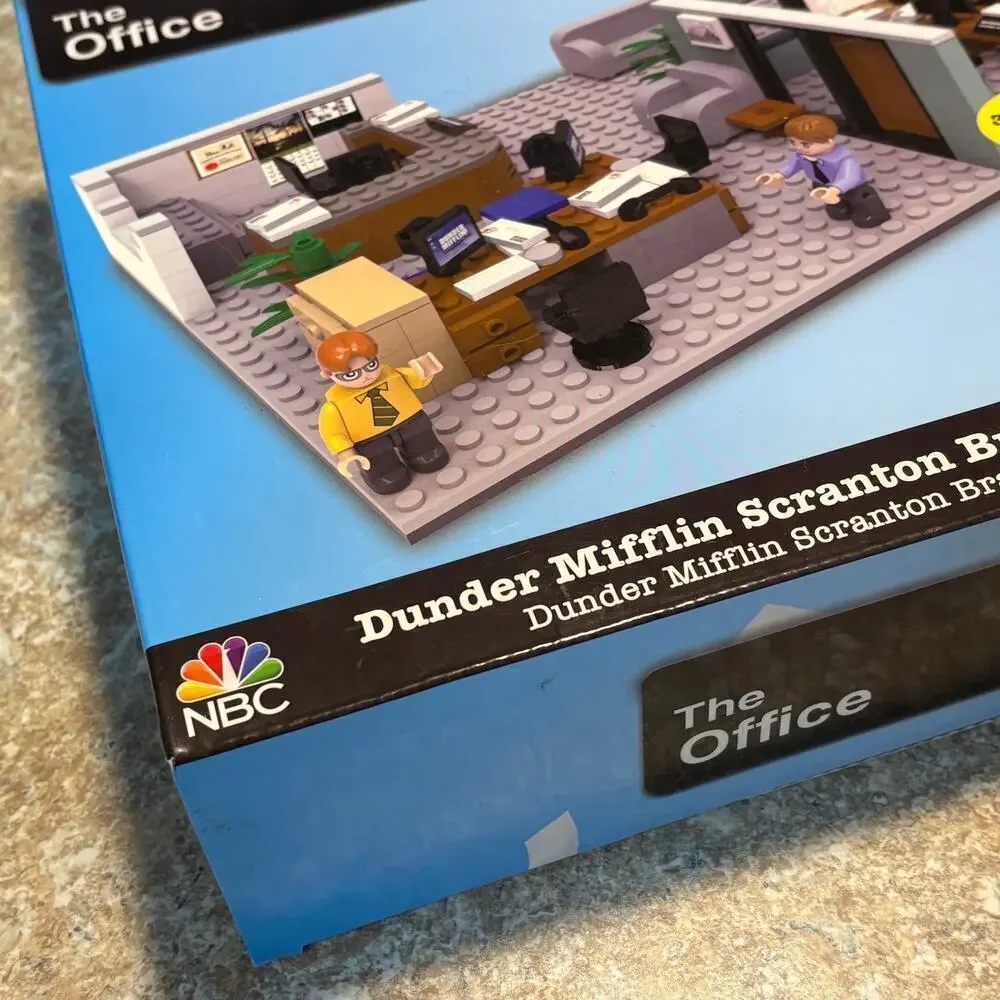 The Office Dunder Mifflin Scranton Branch Construction Building Block Set New